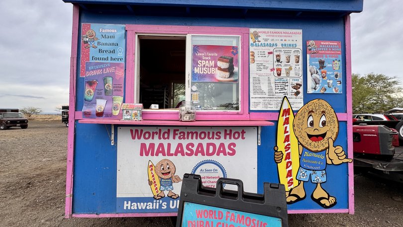 A roadside outlet of Manuela Malasada Company on Hawaii's Big Island.