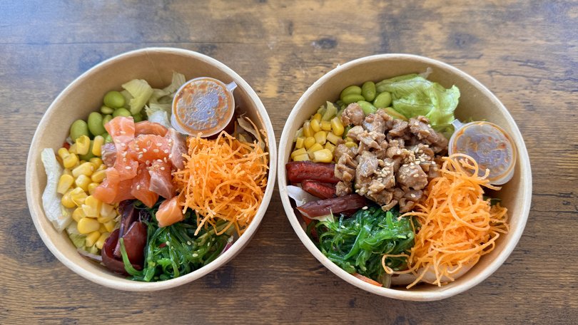 Poke bowls from Nippon Fare in Hay Street, Subiaco.