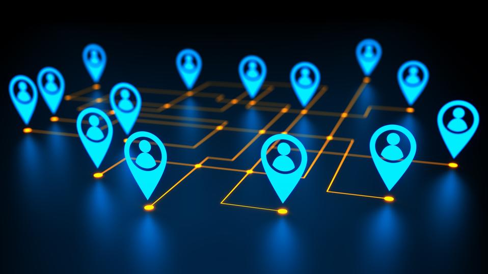 Futuristic digital background.