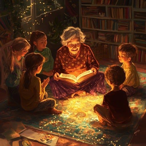 Photo by <a href="https://stockcake.com/i/grandmother-storytelling-evening_1444700_219009">Stockcake</a>