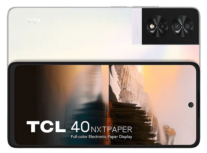 La imagen de arriba del TCL 40 NXTPAPER es cortesía de TCL.