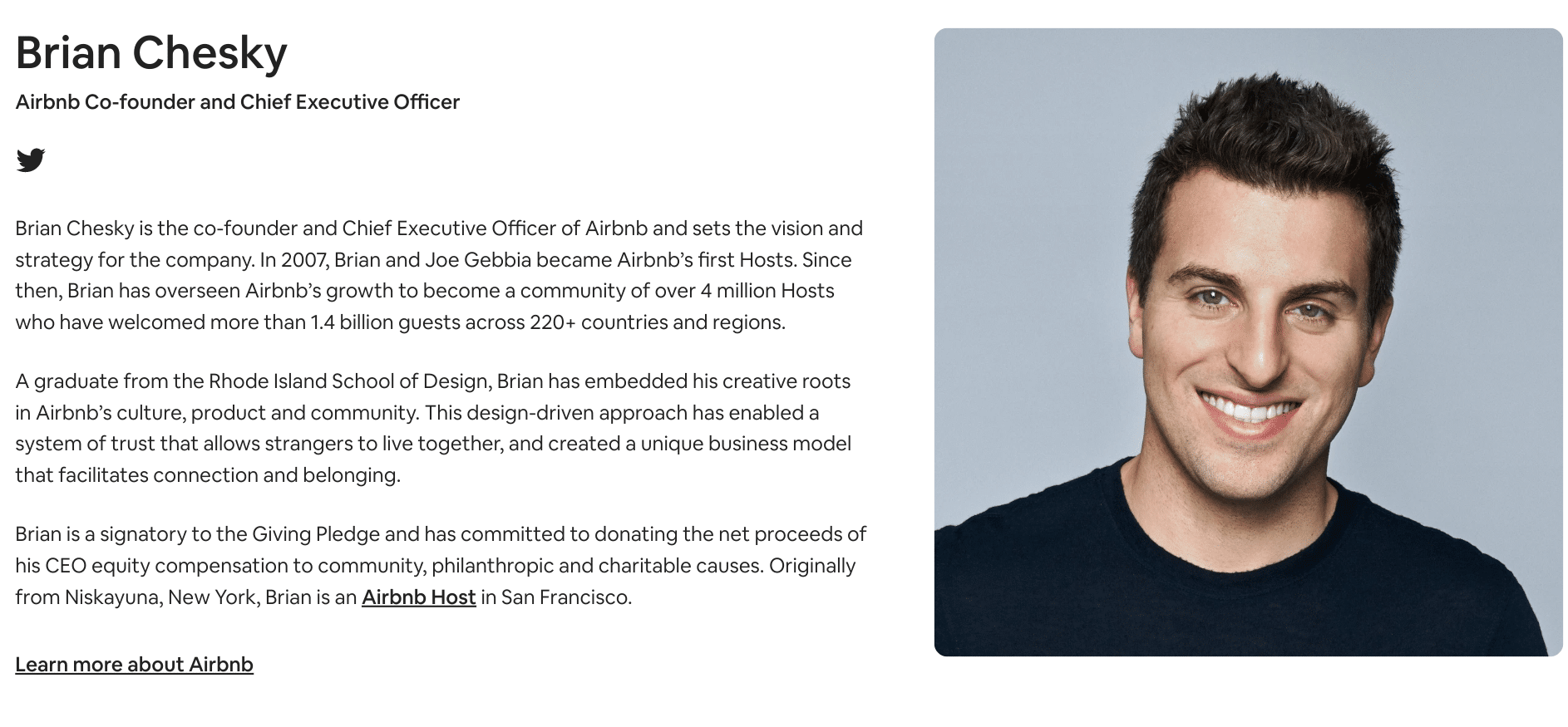 Airbnb CEO