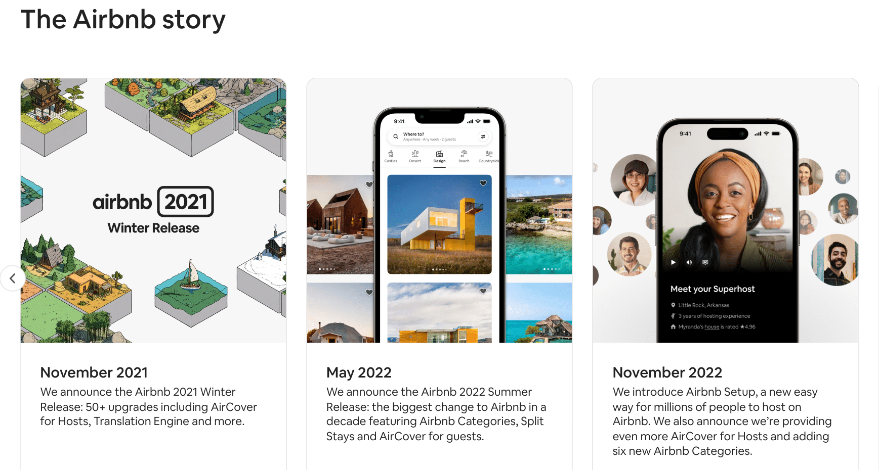 Airbnb Updates