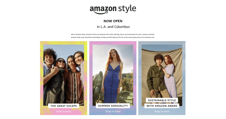 Amazon Style Page
