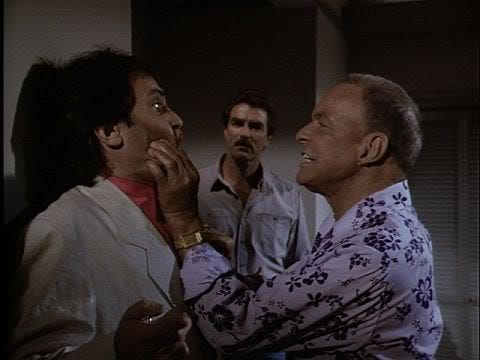 Sinatra in Magnum P.I. It would be his last acting role