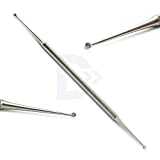 Professional Double Ended Nail Curette 1.5/2.5mm Dermal Ingrown Toenail Cleaner Scoop Chiropody Podiatry Tools
