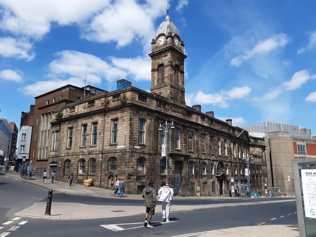 The Old Town Hall on Waingate and Castle Street.