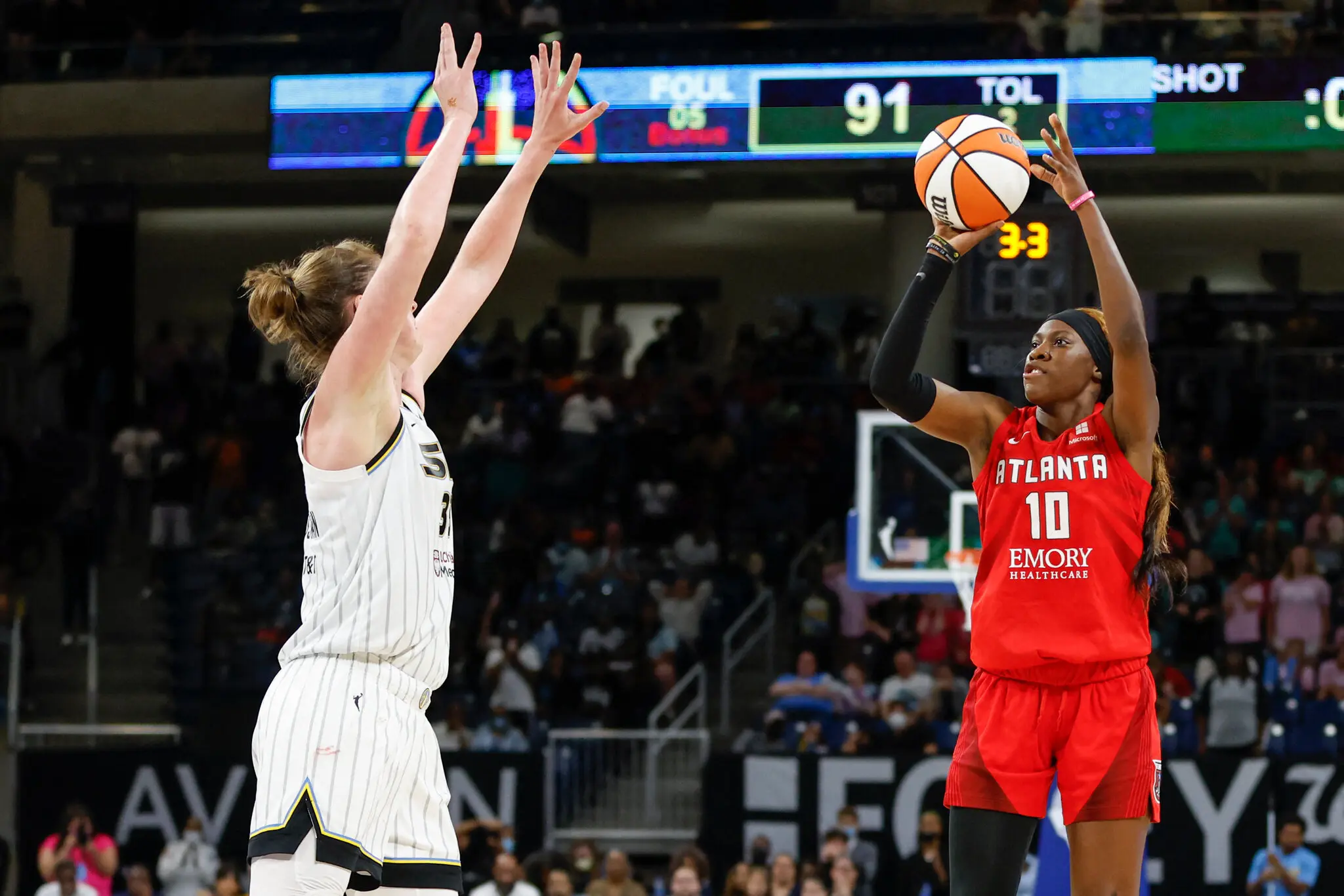 The Dream traded up to draft Rhyne Howard with the No. 1 overall pick this year. So far, it has paid off. She leads all rookies in scoring.