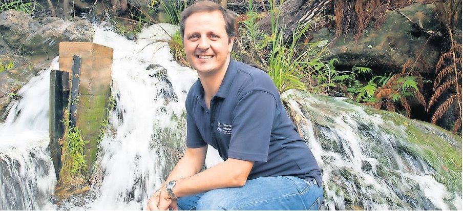 Dr Mitchell Harley, above, is pushing for buffer zones to protect our coastlines from extreme storms and a rise in sea levels.