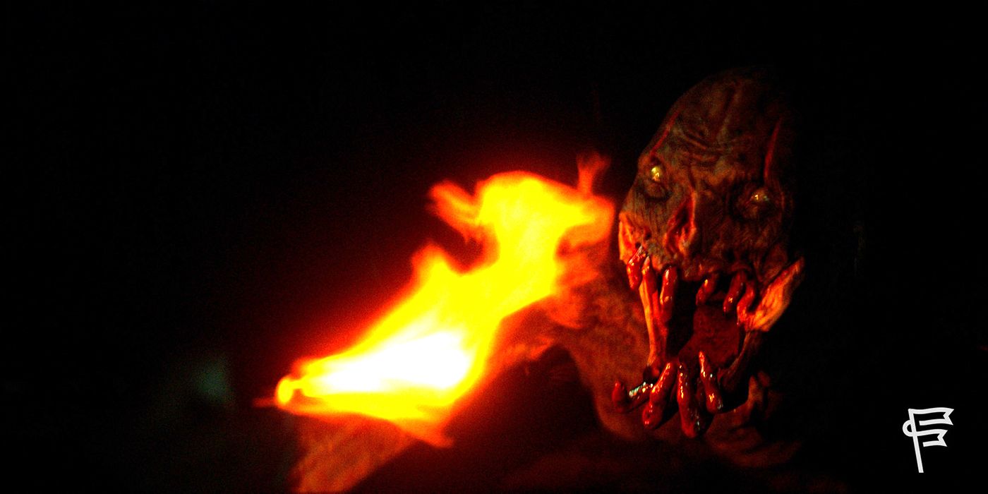 The Boogeyman being burned