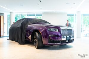 rolls royce, new ghost, twilight purple, tanis sullivan, launch party, helen siwak, folioyvr, vancouver, bc, kitsilano