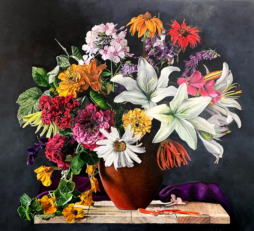 ann golberg, perennial canadians, pendulum gallery, hsbc tower, victoria, vancouver, oil paintings