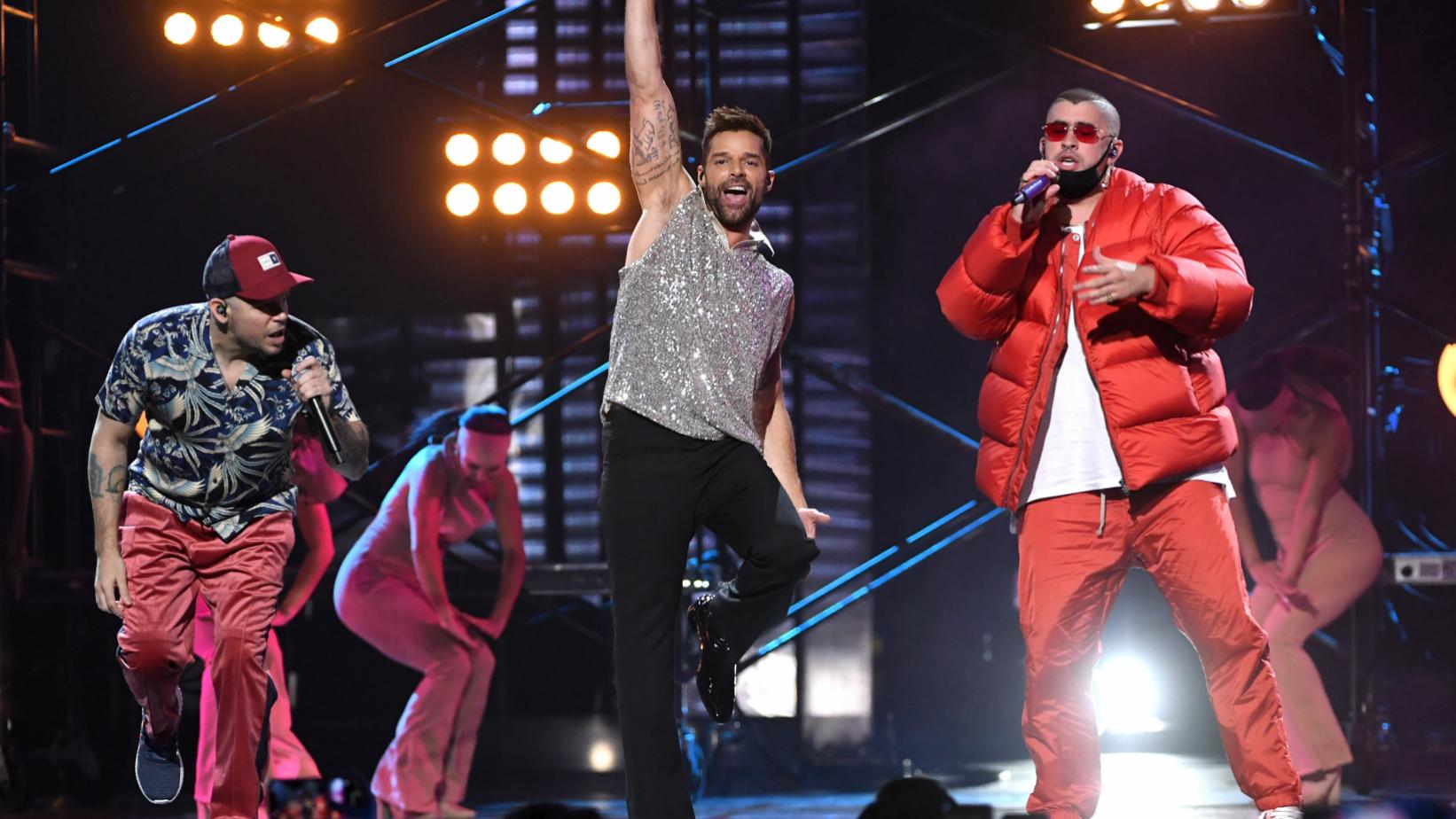 Residente, Ricky Martin & Bad Bunny perform at the 2019 Latin GRAMMYs