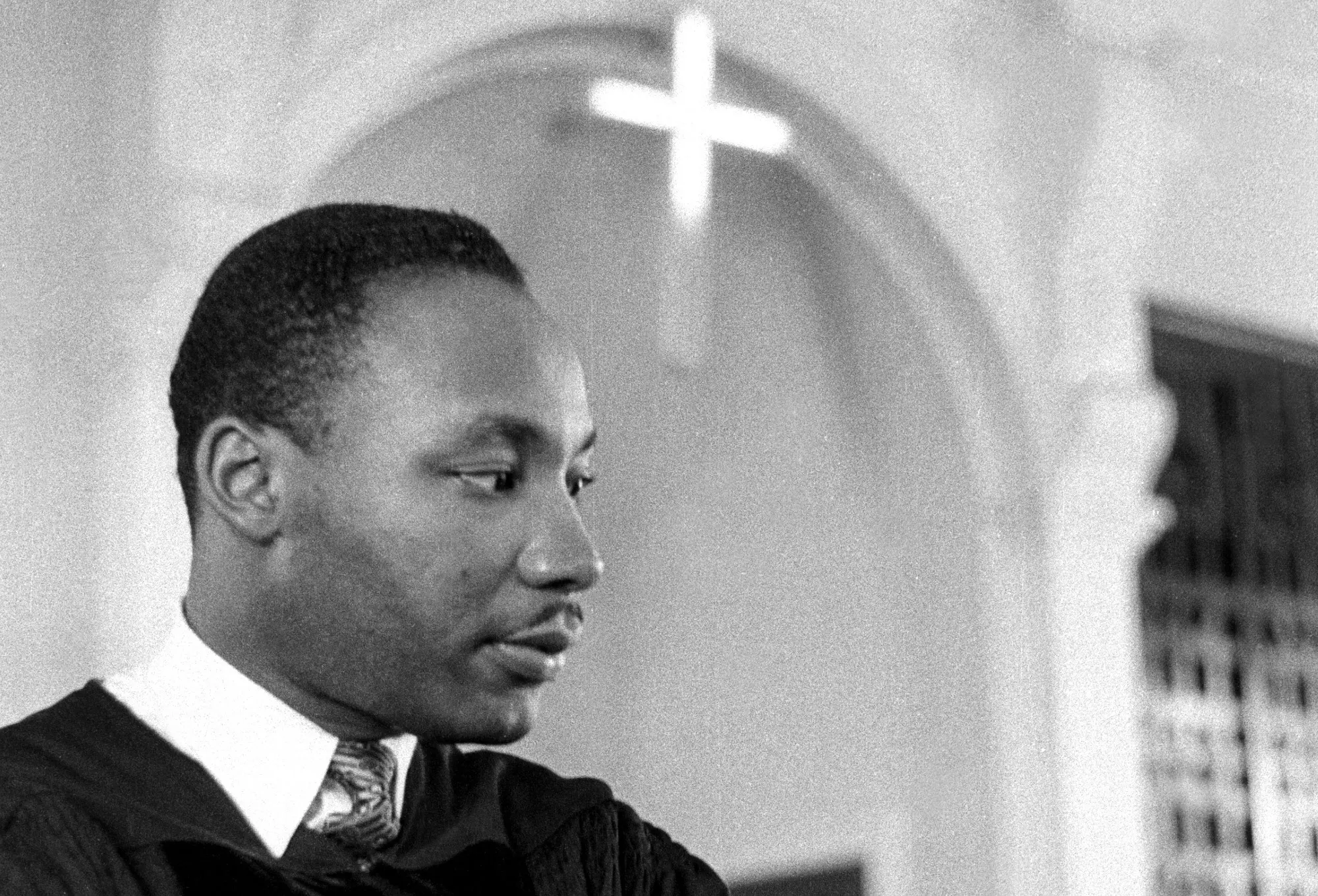 Civil rights leader Reverend Martin Luther King, Jr. delivers a sermon on May 13, 1956 in Montgomery, Alabama.Michael Ochs Archives/Getty Images