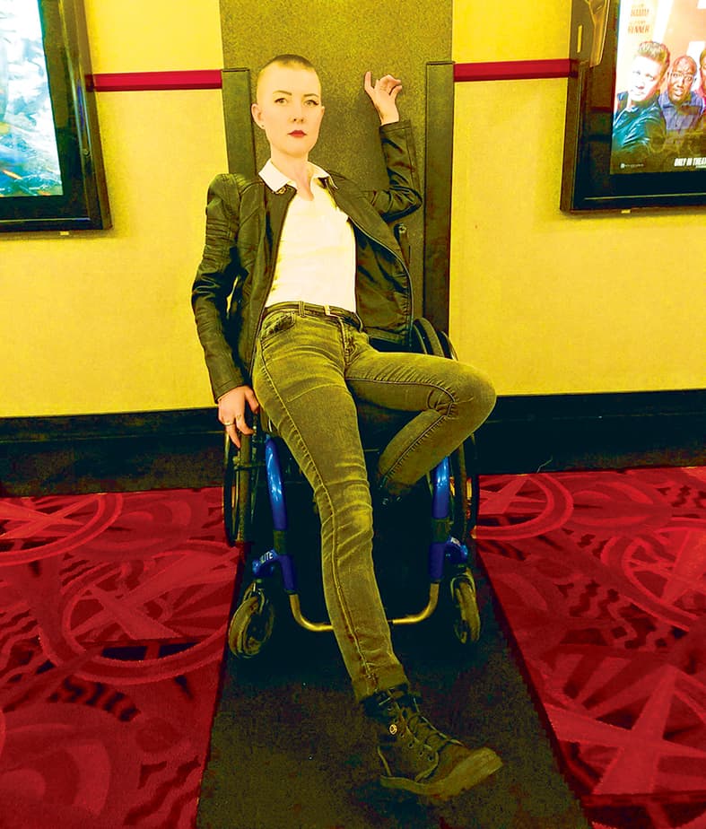 Ace Ratcliff, shown here cosplaying as Hans Solo, wrote the groundbreaking geek piece, “Staircases in Space.” Published on io9 in July 2018, it explores inaccessibility in science fiction.