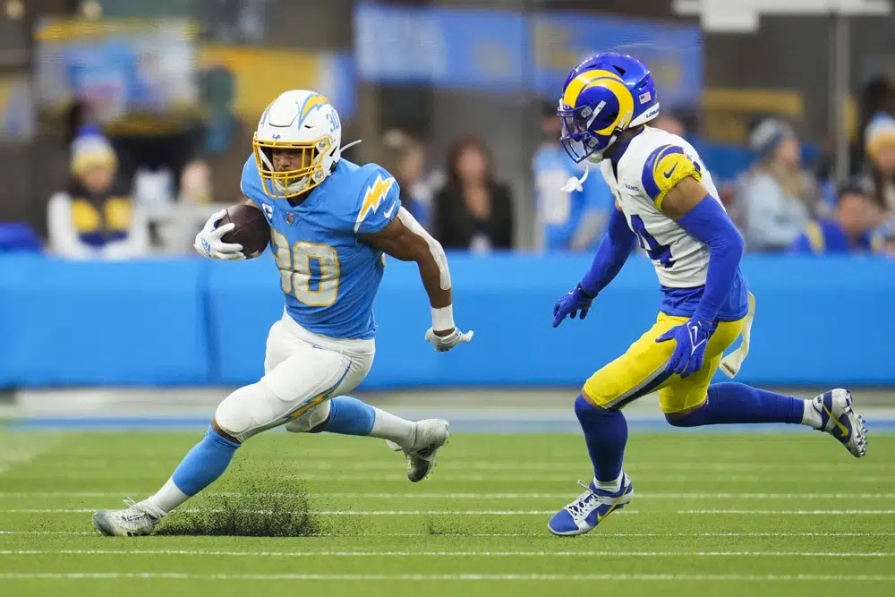 Okoye's journey: Chargers defensive lineman from Nigeria records a sack in  his first football game - ABC News