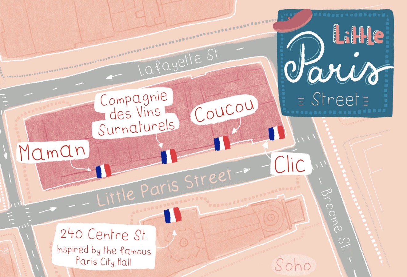 Little Paris Street Map, Courtesy of Nina Summer,
