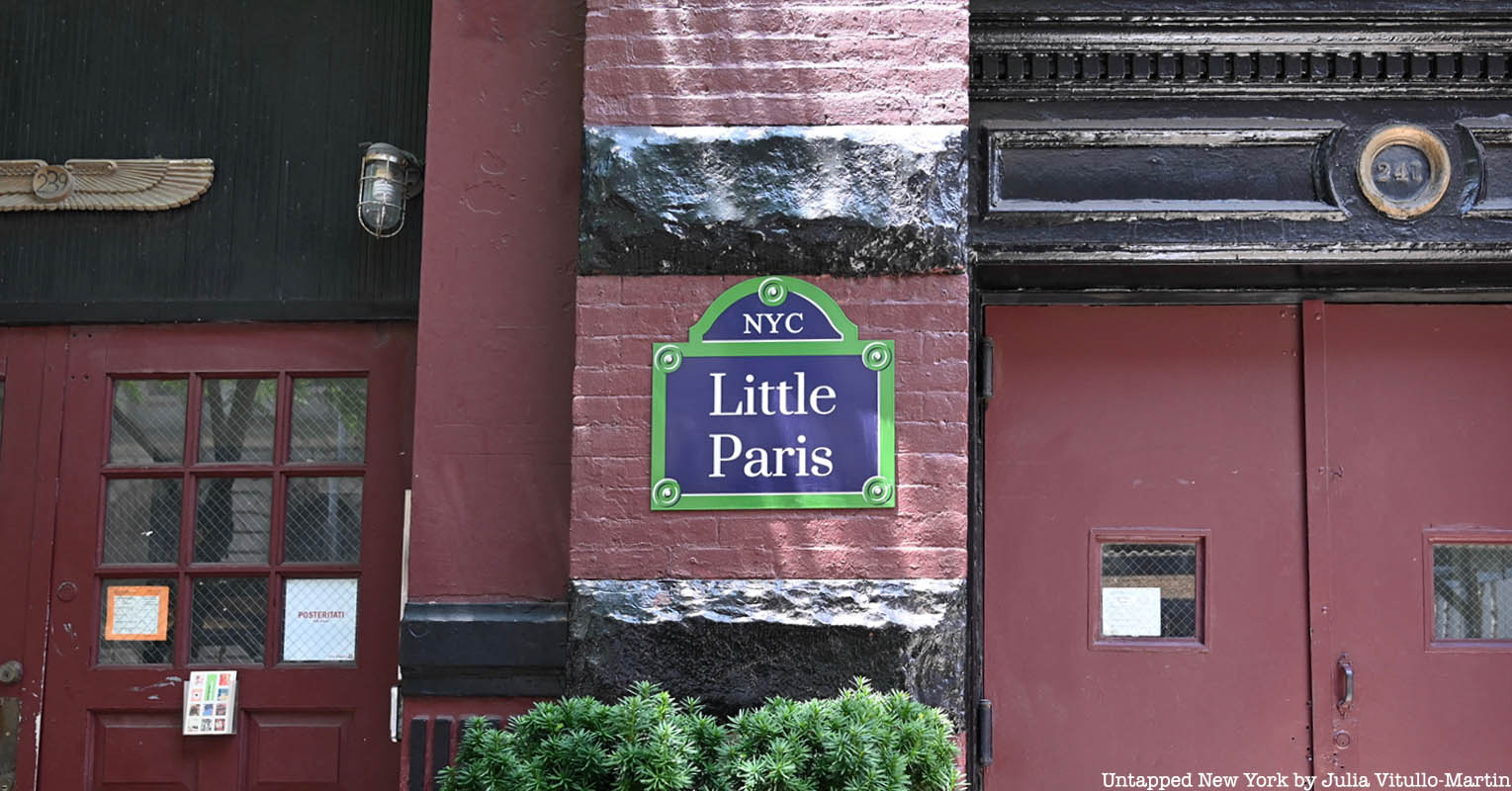 Little Paris Street sign