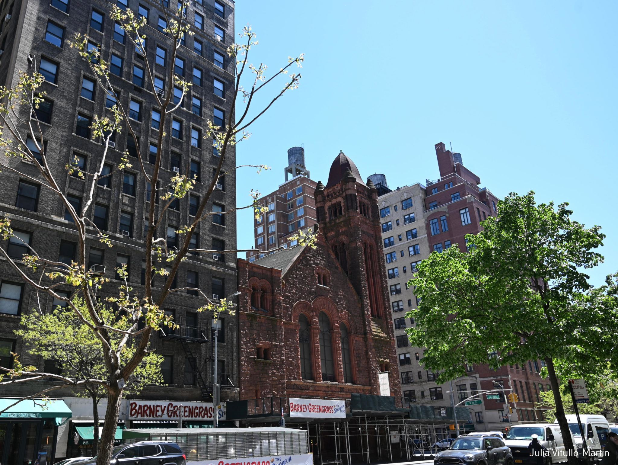 West Park Presbyterian Church along Amsterdam Avenue.
