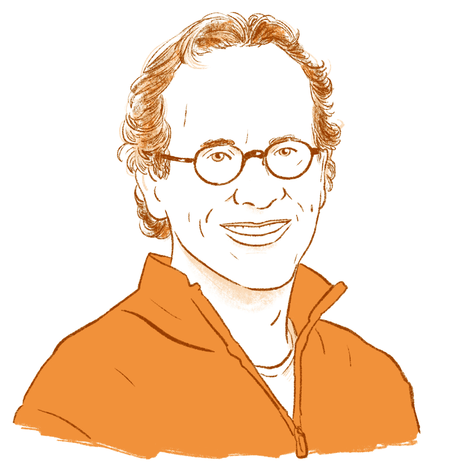 illo of dick lehr for books