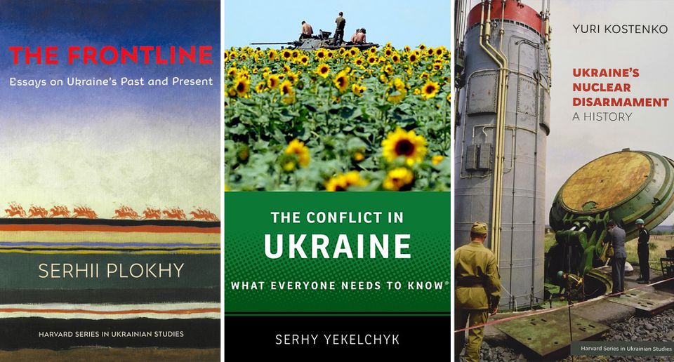 Books about the conflict in Ukraine.