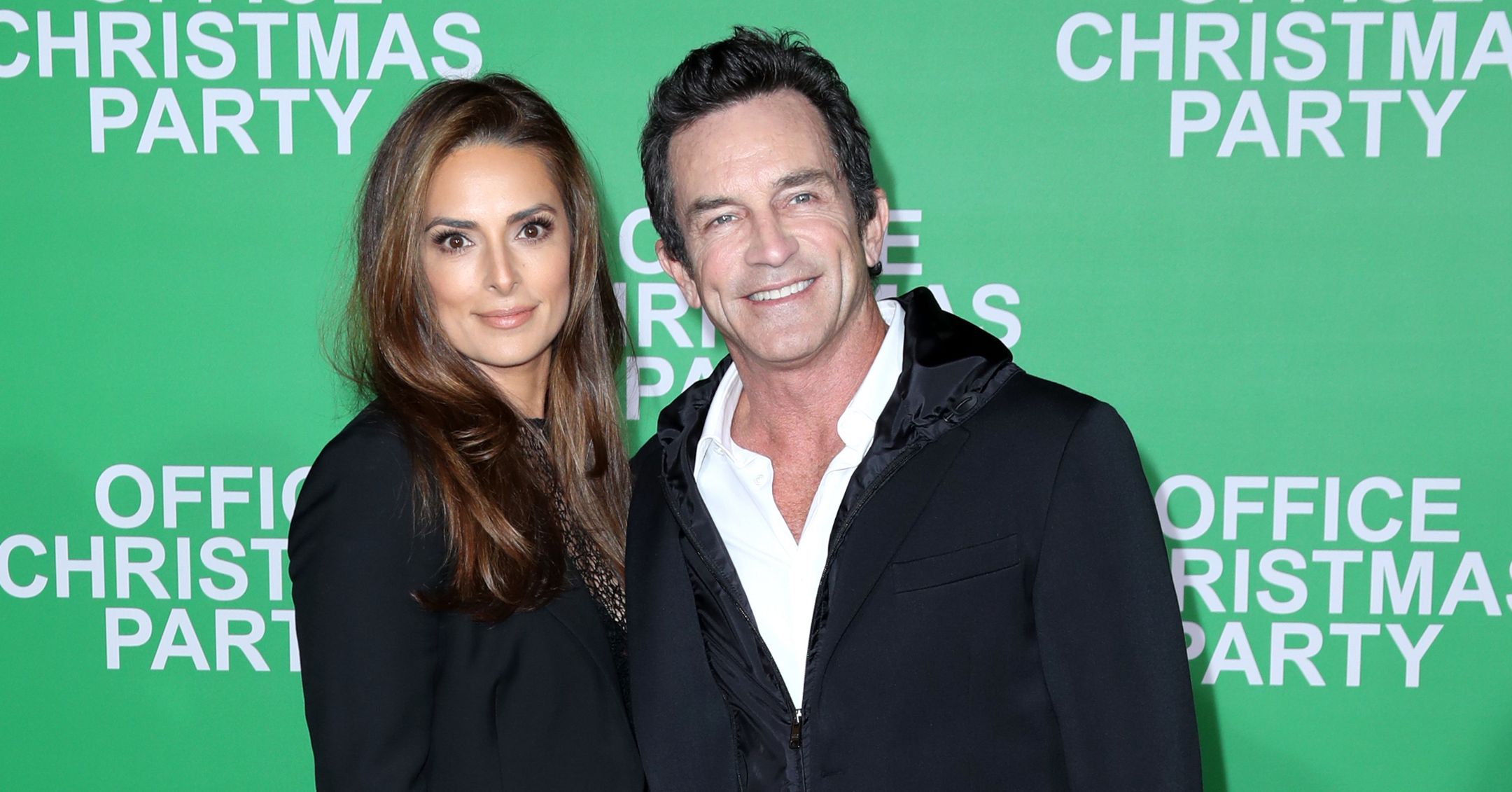 Lisa Ann Russell and Jeff Probst