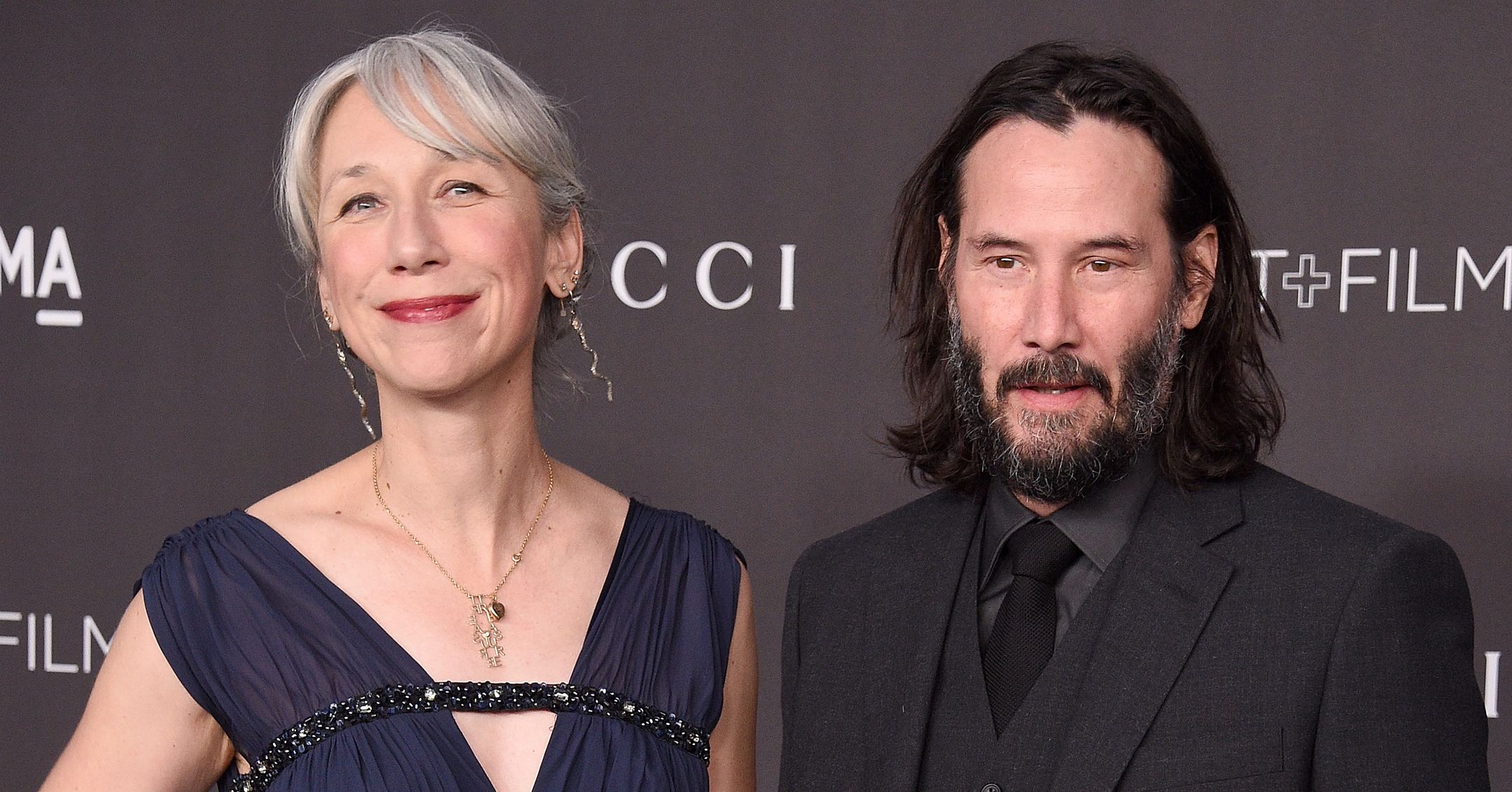 Alexandra Grant and Keanu Reeves