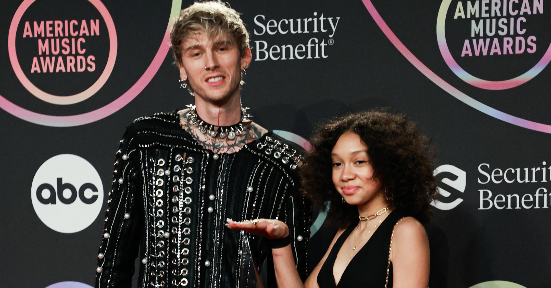 Machine Gun Kelly and his Daughter Casie Baker