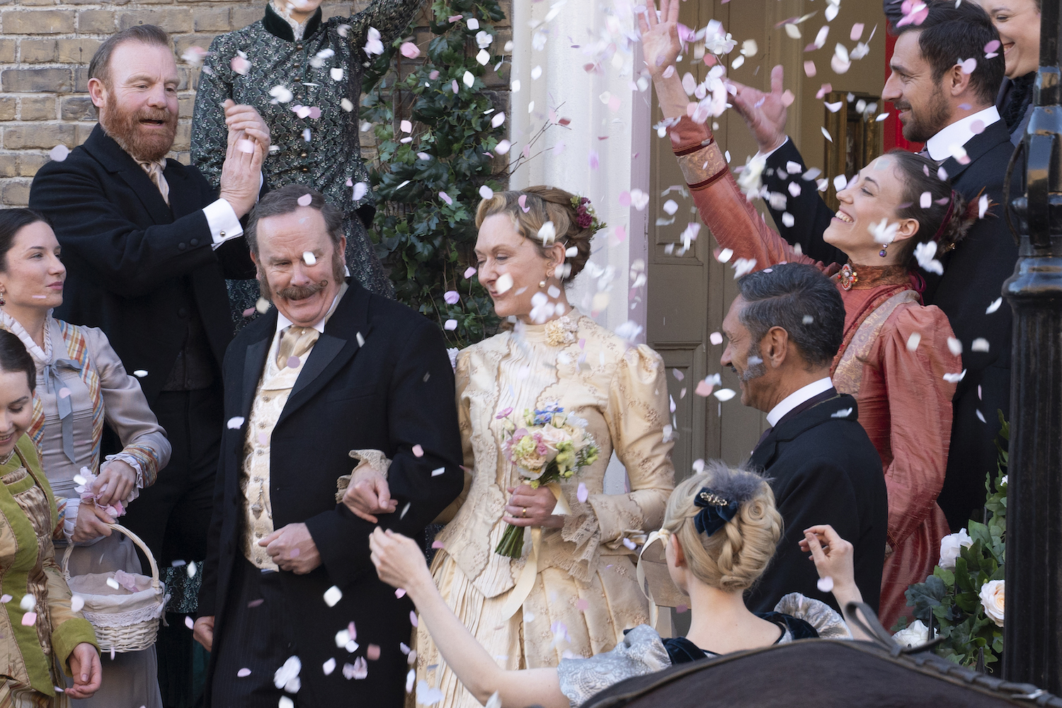 Simon Ludders and Cathy Belton in "Miss Scarlet" Season 5