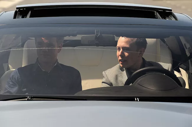 Elon Musk gets stuck in traffic