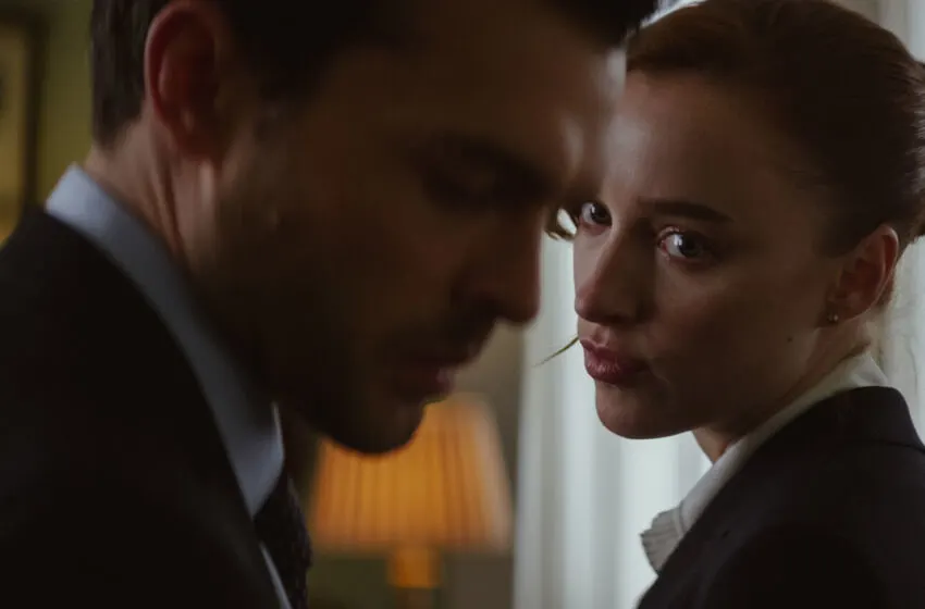 Phoebe Dynevor and Alden Ehrenreich appear in Fair Play by Chloe Domont, an official selection of the U.S. Dramatic Competition at the 2023 Sundance Film Festival. Courtesy of Sundance Institute