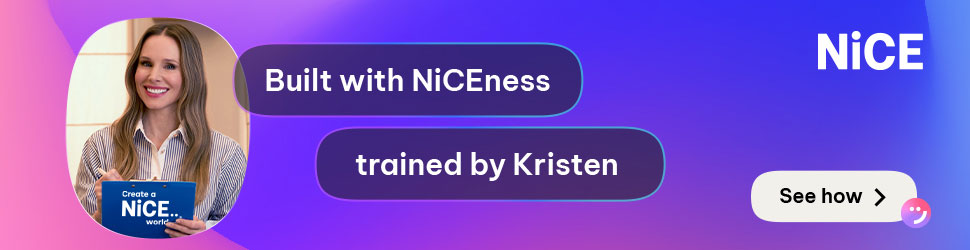 Kristen Bell is creating a NiCE world