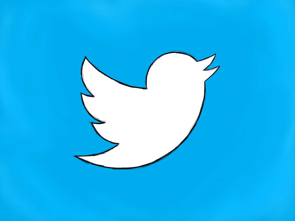 twitter bird tweets logo drawing