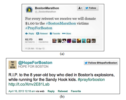 Fake Boston tweets
