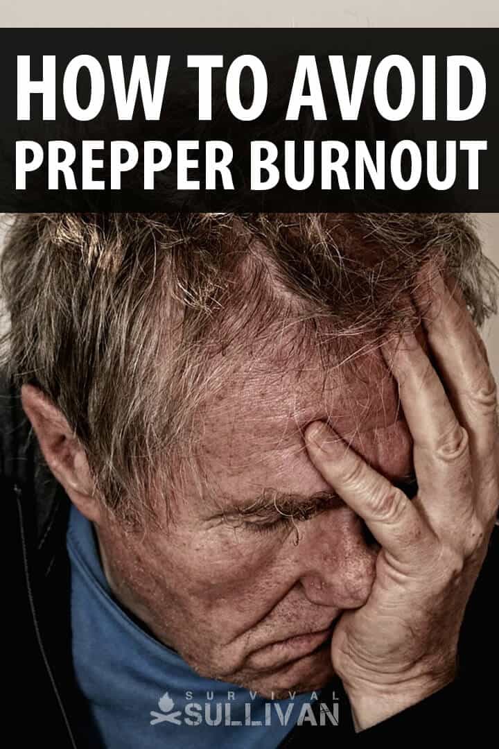 prepper burnout pinterest image