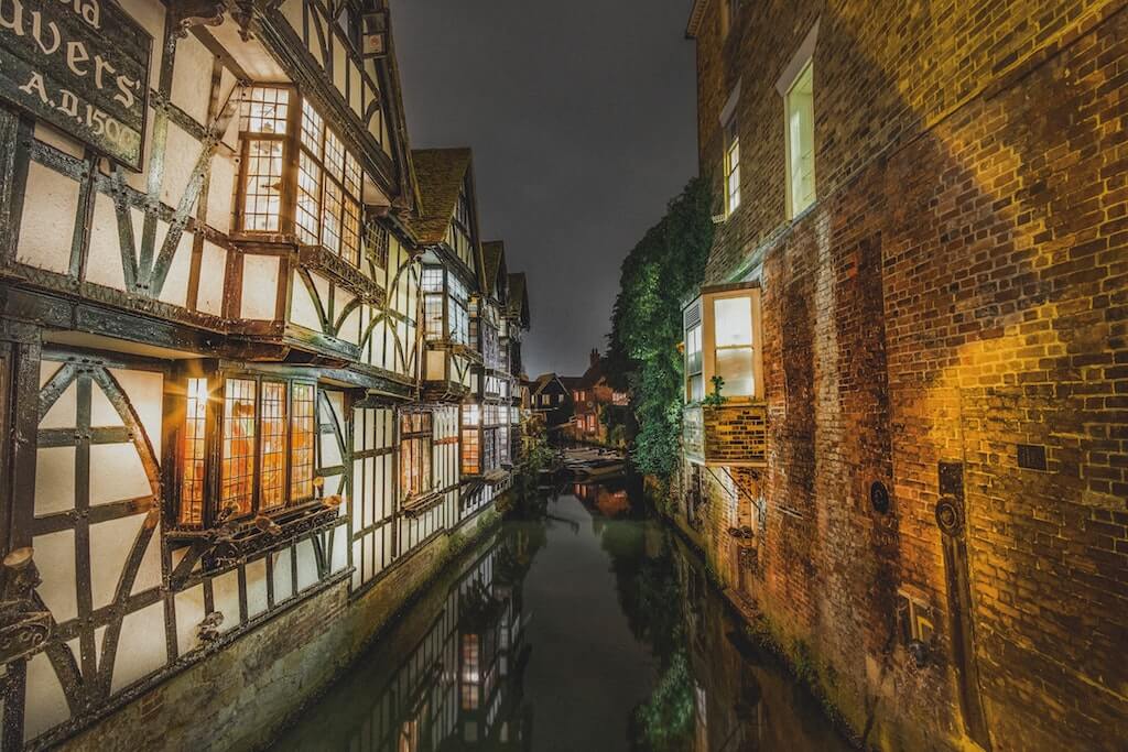 canterbury england kent uk stour river boat guided tour old world history historic united kingdom