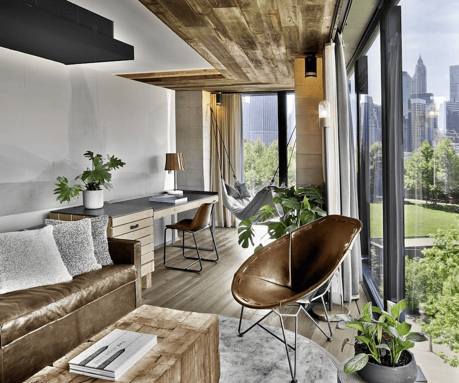 Sustainable Hotels in the US eco friendly travel 1 hotel brooklyn bridge new york city vacation big apple tourist hot spot best places to stay