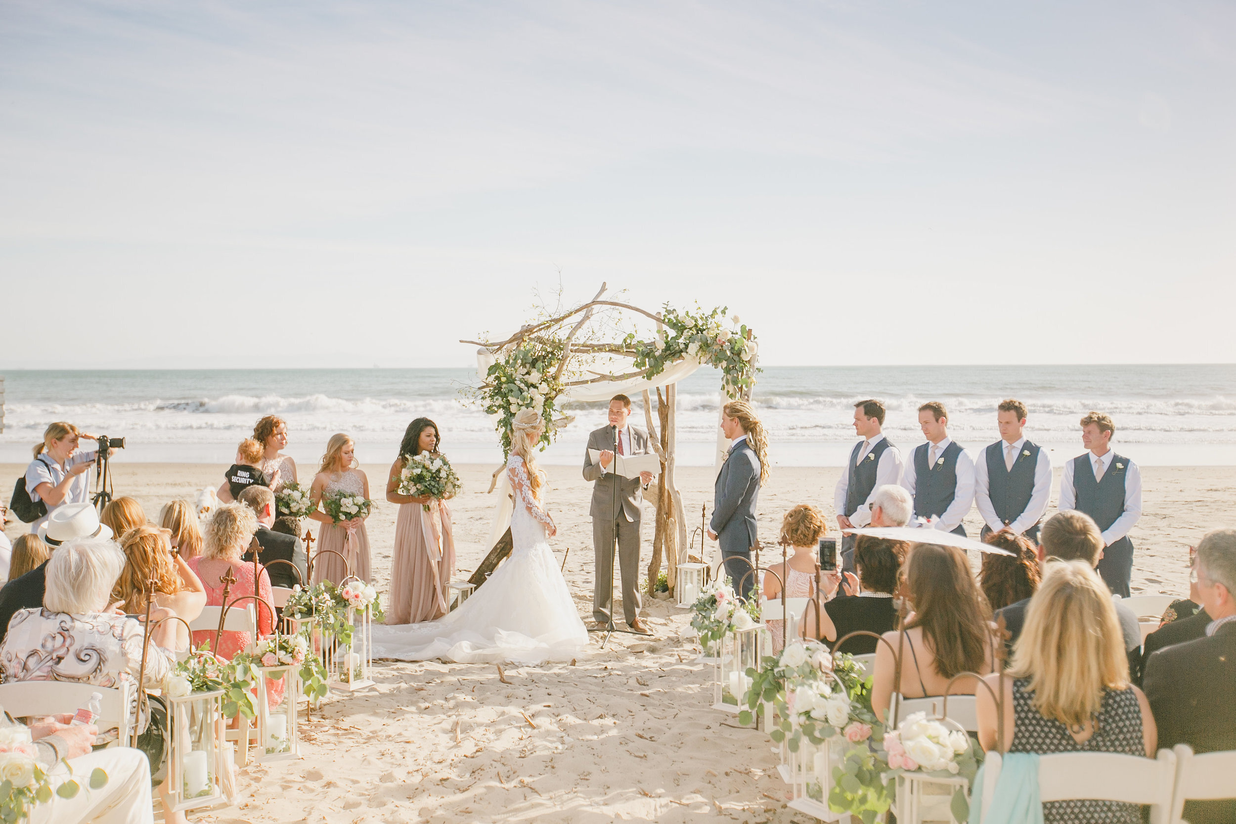 www.santabarbarawedding.com | Kristen Booth Photography | Boho Wedding on the Beach