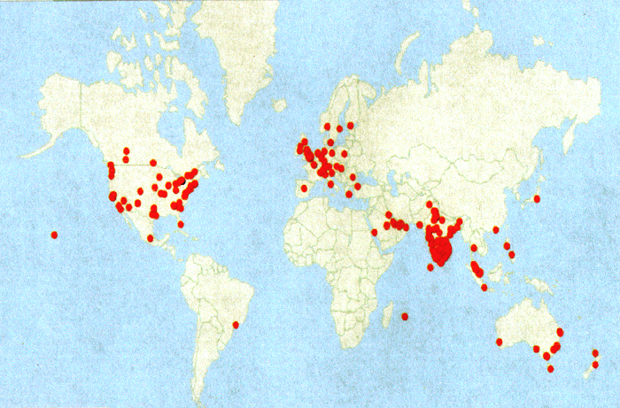 Google Analytics Report on Visitors to tamilnation.org for the month of August 2009
