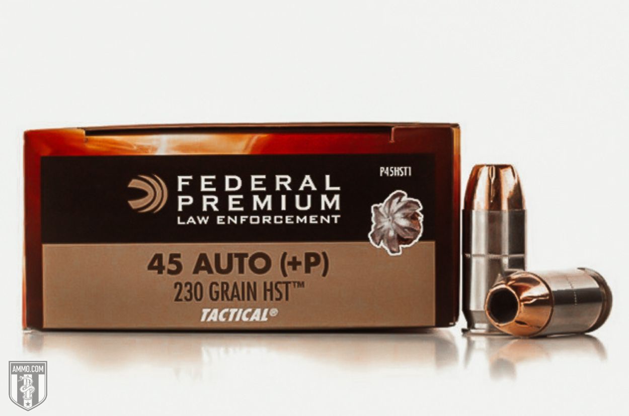 Federal Law Enforcement HST 45 ACP +P ammo for sale