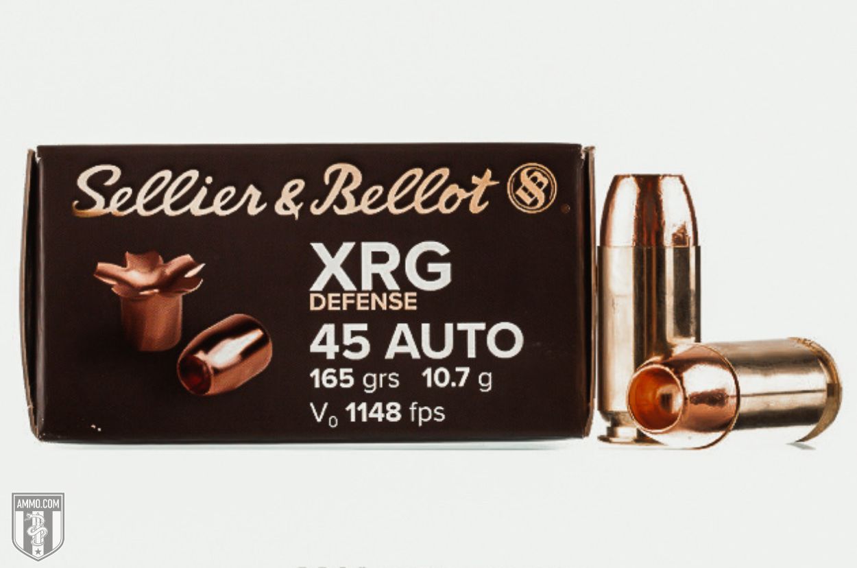 Sellier & Bellot XRG Defense 45 ACP ammo for sale