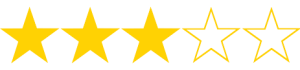 3 stars (out of 5)