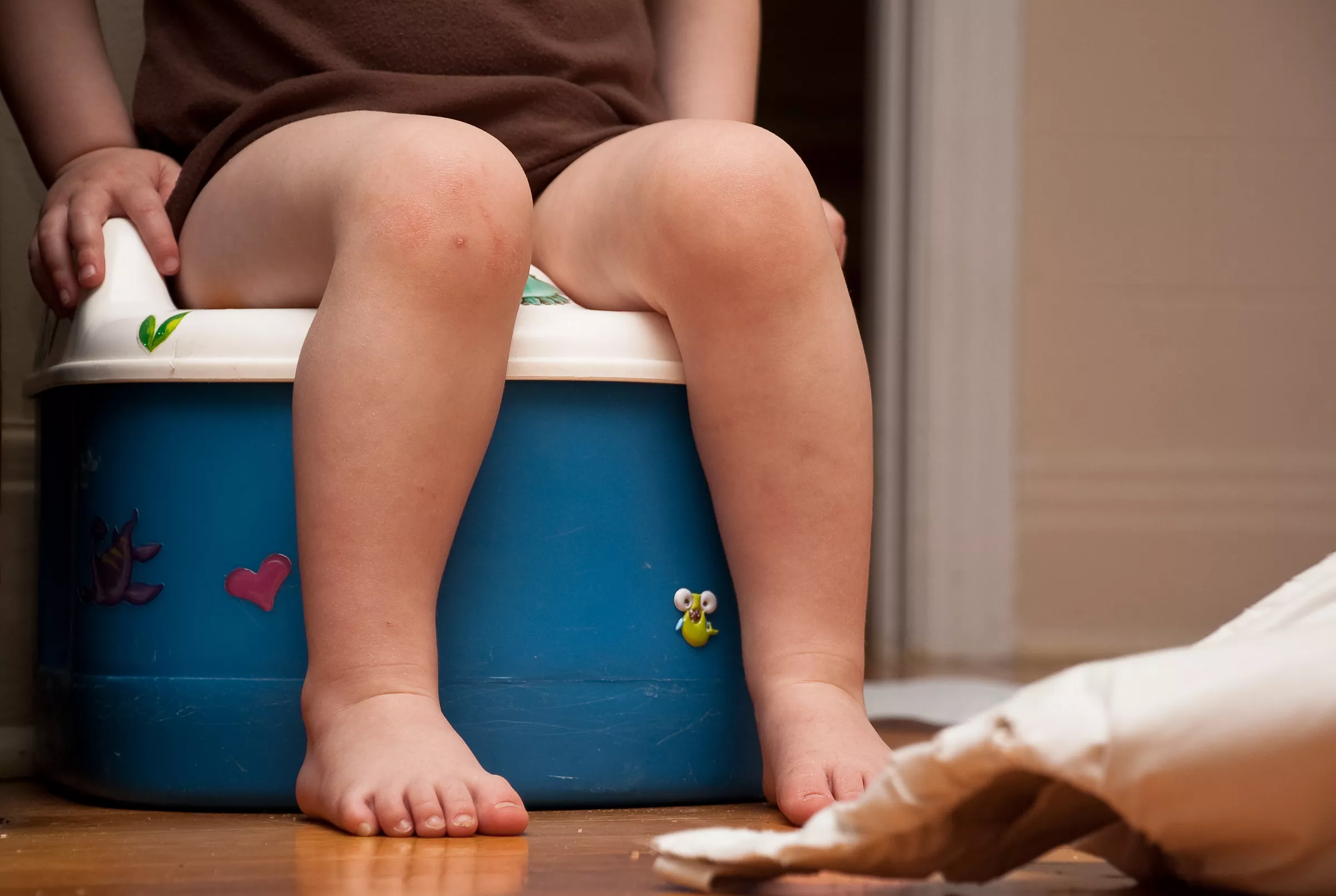 Child on Potty Chair