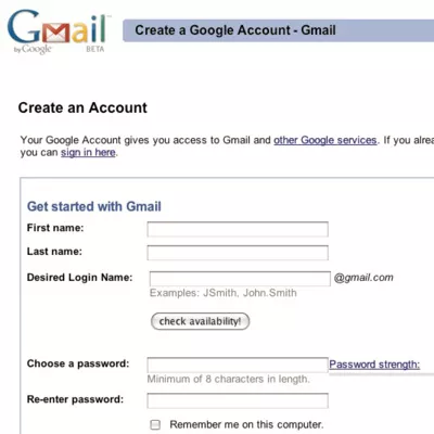 Setting Up a Gmail Account for Your Child - Step 3