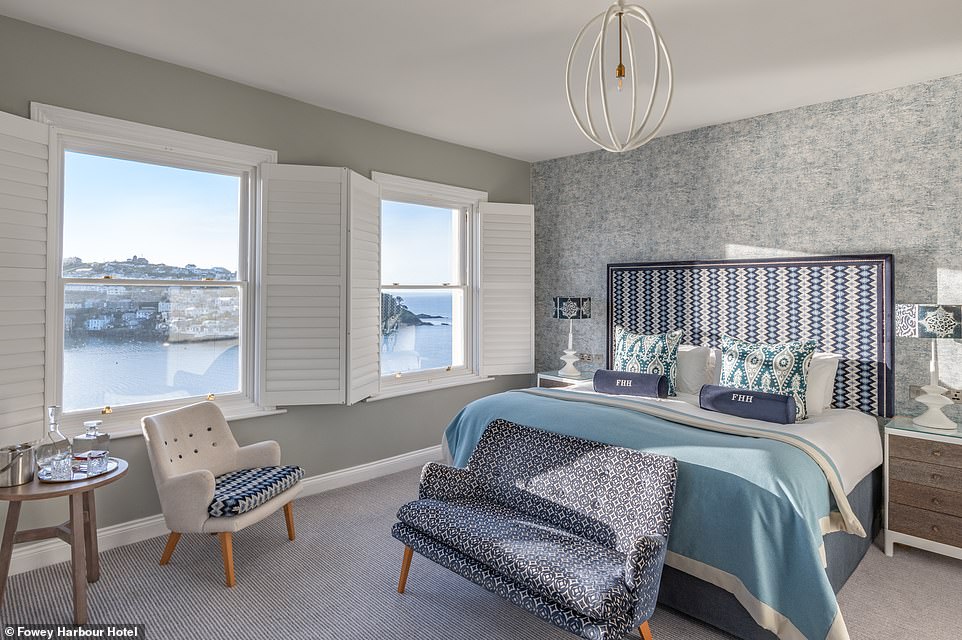 'Many of the hotel¿s 37 rooms have a harbour view, and even when the weather is dull it would be easy to spend hours... just looking out at it,' writes Vicki