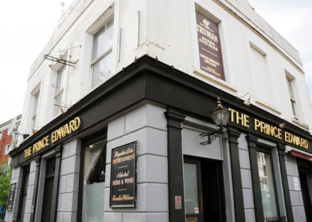 Hackney Gazette: The Prince Edward pub is 150 years old (Picture: Dieter Perry)