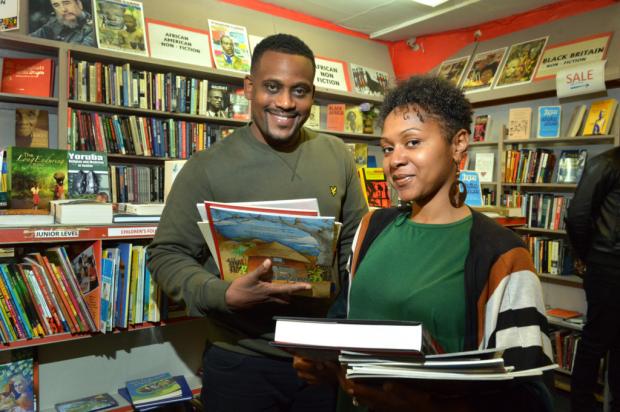 Islington Gazette: Renaldo and Vanessa La Rose at New Beacon Books N4