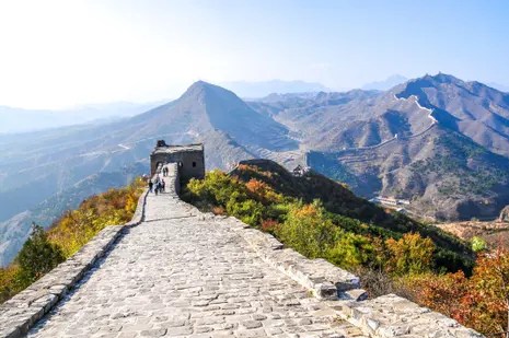 The Simatai section of the Great Wall of China.