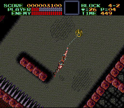 Castlevania IV's infamous spinning room stages were one of the first effective uses of Mode 7 technology.