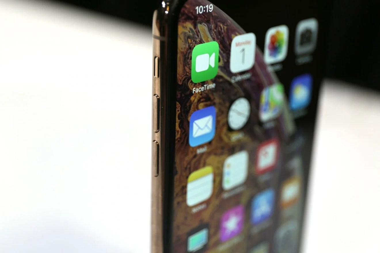 The massive OLED screen is bright with vibrant colours.